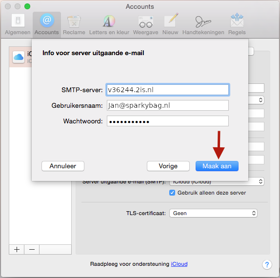 E-mail instellen op MacOS 7