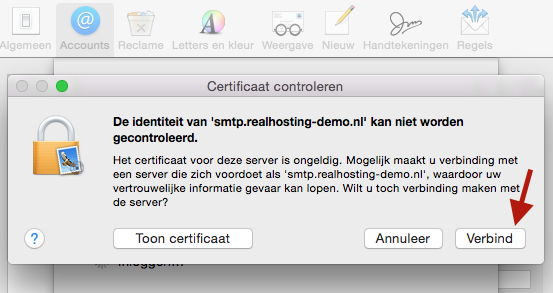 E-mail instellen op MacOS 8