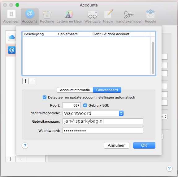 E-mail instellen op MacOS 9